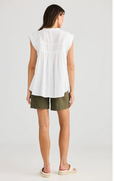 Clementine Top – White